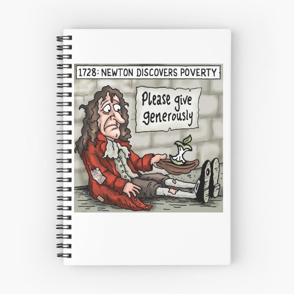 Item preview, Newton Discovers Poverty designed and sold by goddardcartoons.