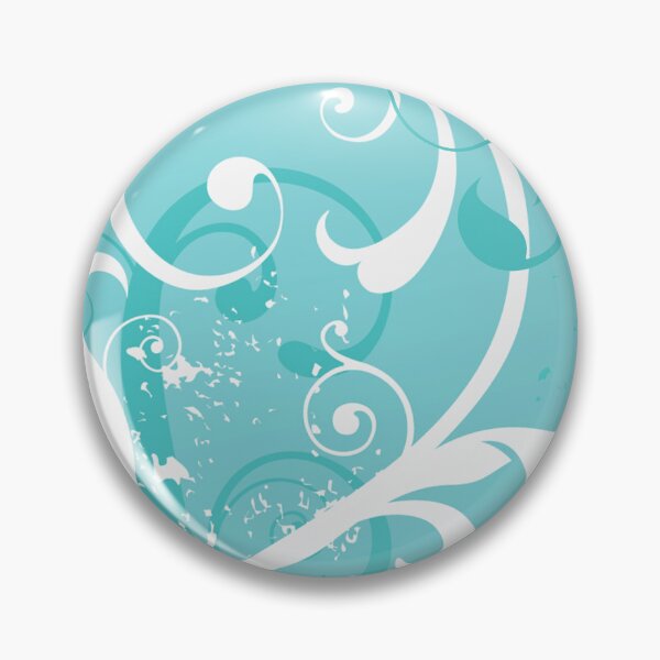 Item preview, White Turquoise Floral Art  designed and sold by Tshirtstory.