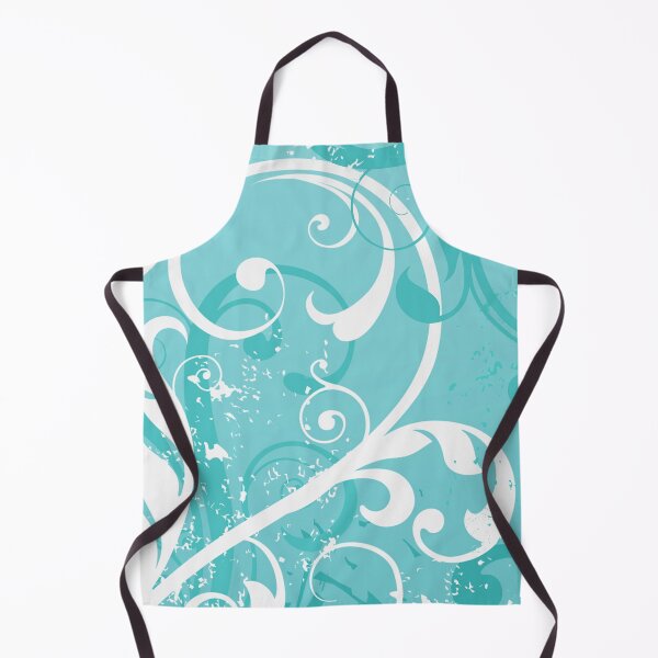 Item preview, White Turquoise Floral Art designed and sold by Tshirtstory.