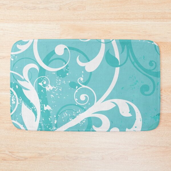 Item preview, White Turquoise Floral Art  designed and sold by Tshirtstory.