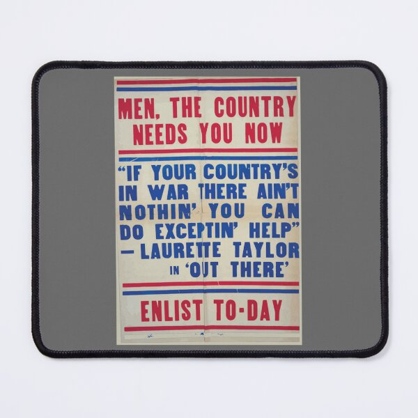 Item preview, Men the country needs you now Enlist to day 002 Classic designed and sold by ickiRoseannOchs.