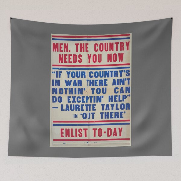Item preview, Men the country needs you now Enlist to day 002 Classic designed and sold by ickiRoseannOchs.