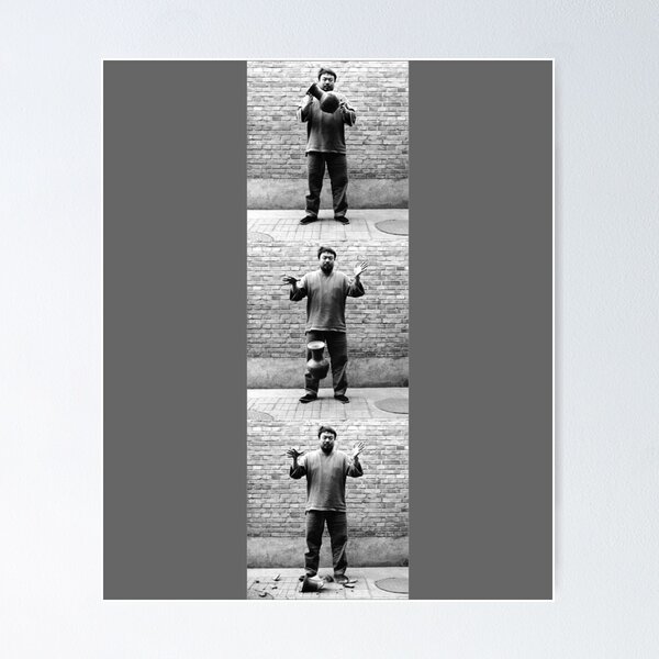 Item preview, Ai Weiwei Dropping a Han Dynasty Urn 1995 T  designed and sold by KimHolleyn.
