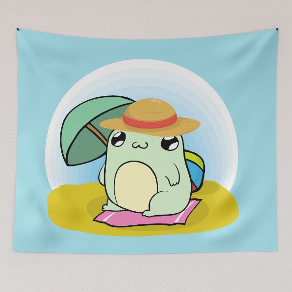 Item preview, Frog At The Beach designed and sold by aoichan3939.