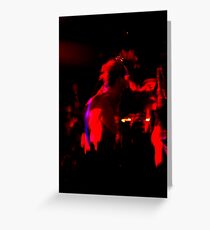 The Shifting eye of the clubber Greeting Card