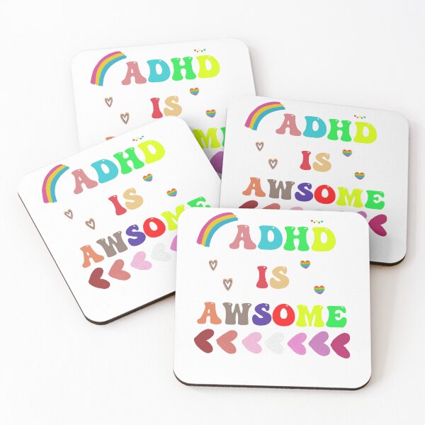 Item preview,  ADHD is awesome cool kids funny supportive adhd day awareness cute boys - girls birhday gift designed and sold by POPLIN ⭐ ⭐ ⭐ ⭐ ⭐.