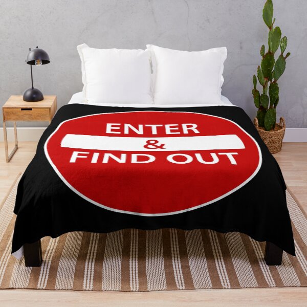 Item preview, Road Sign - Enter & Find Out designed and sold by Clusterfudge.