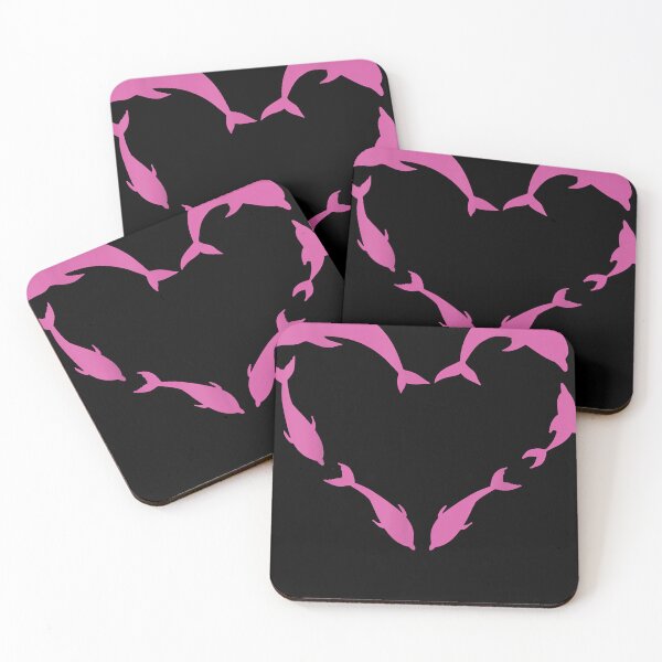 Item preview, Dolphin Love Heart - Pod Heart I LOVE DOLPHINS designed and sold by aleiyaalu.