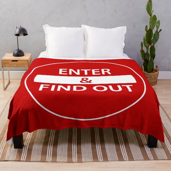 Item preview, Road Sign - Enter & Find Out designed and sold by Clusterfudge.