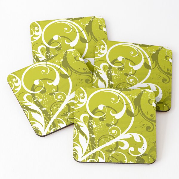 Item preview, Yellow Green Floral Art  designed and sold by Tshirtstory.