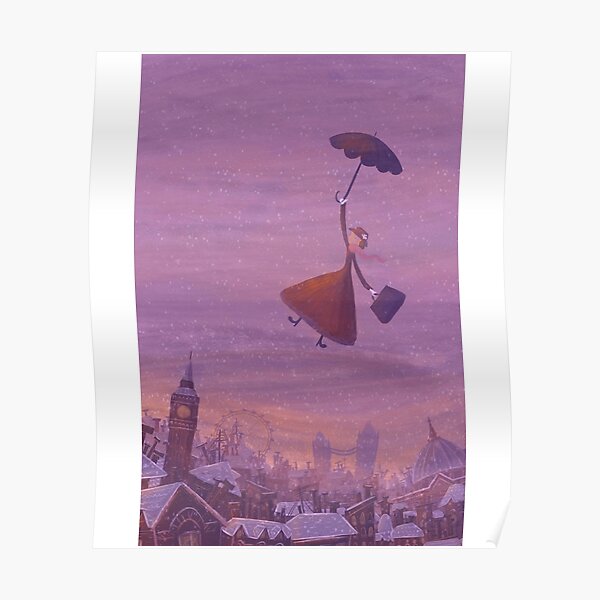 Mary Poppins the Broadway Musical - Parrot Umbrella and Carpet Bag Ornament  - Mary Poppins