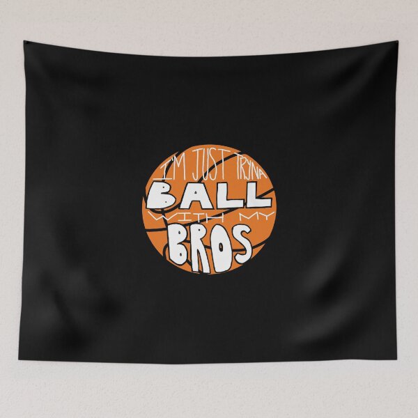 Item preview, Ballin With The Bro’s Sticker designed and sold by gloria1os.