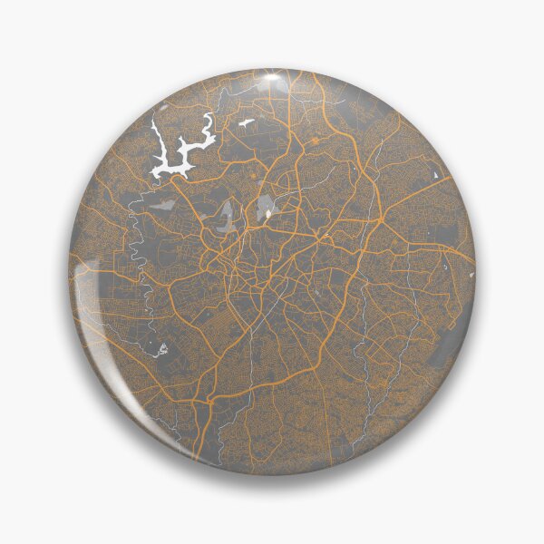 Item preview, Ibadan City Map of Oyo, Nigeria - Bauhaus designed and sold by deMAP.
