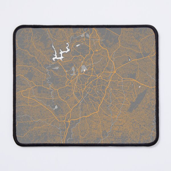 Item preview, Ibadan City Map of Oyo, Nigeria - Bauhaus designed and sold by deMAP.