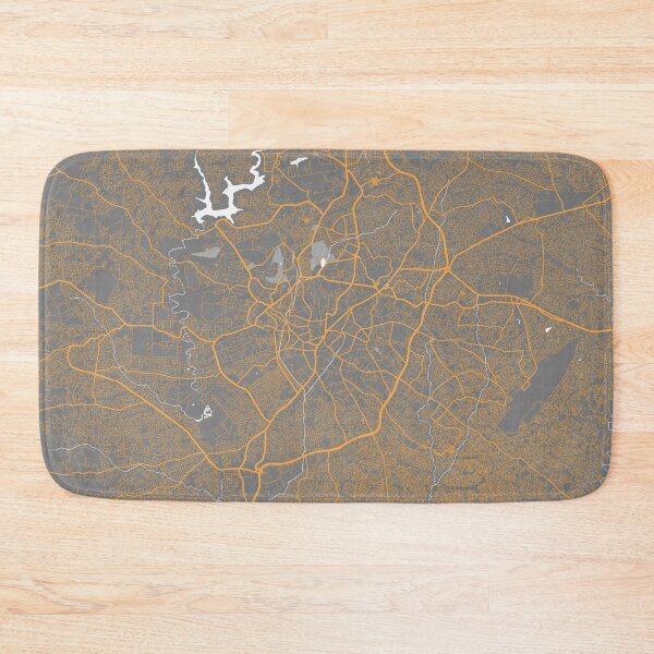 Item preview, Ibadan City Map of Oyo, Nigeria - Bauhaus designed and sold by deMAP.