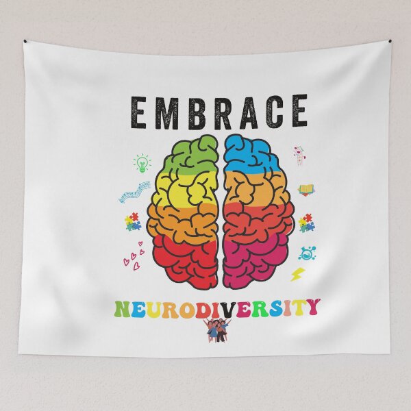 Item preview, celebrate neurodiversity supportive neurodiversity day awareness cute boys - girls birhday gift designed and sold by POPLIN ⭐ ⭐ ⭐ ⭐ ⭐.