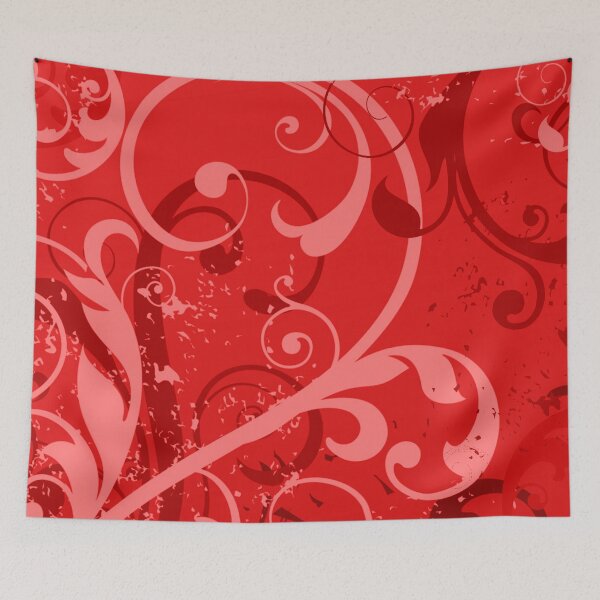 Item preview, Red Floral Art  designed and sold by Tshirtstory.