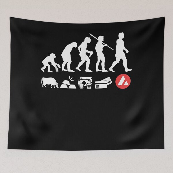 Item preview, Avalanche Evolution of Money A AVAX Crypto designed and sold by IKANTAM.