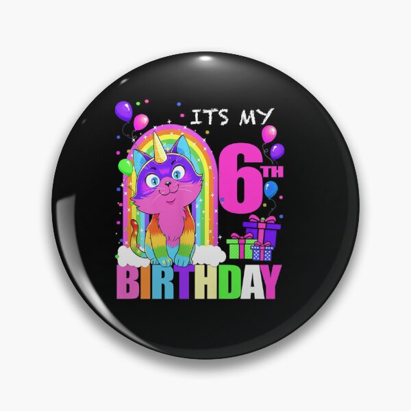 Artikelvorschau, KINDER EINHORN ES MEIN 6. ALLES GUTE ZUM GEBURTSTAG 6 NETTE KATZEN UND KÄTZCHEN entworfen und verkauft von sobriowslen.