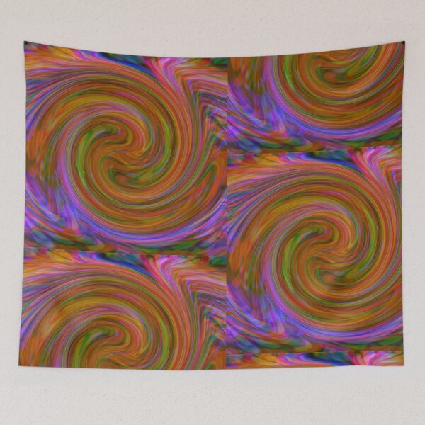 Item preview, Dark Orange Rainbow Swirl ElitebyElise designed and sold by ElitebyElise.