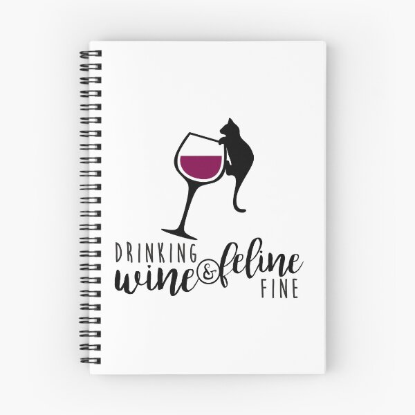 Item preview, Drinking Wine And Feline Fine Funny Cat designed and sold by xmjajd.
