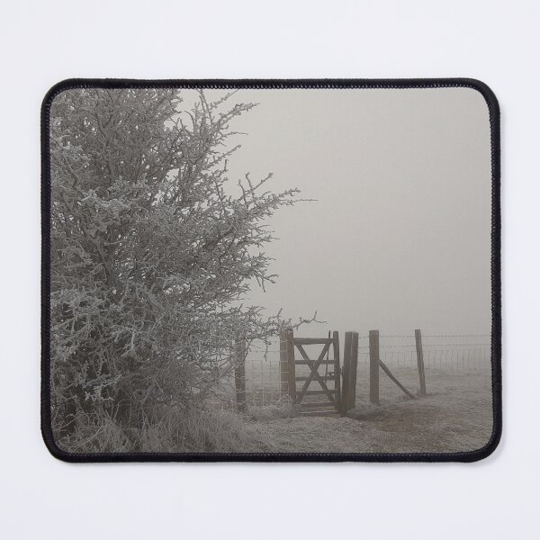 Item preview, Gate on the South Downs on a cold misty morning designed and sold by Emma Amies.