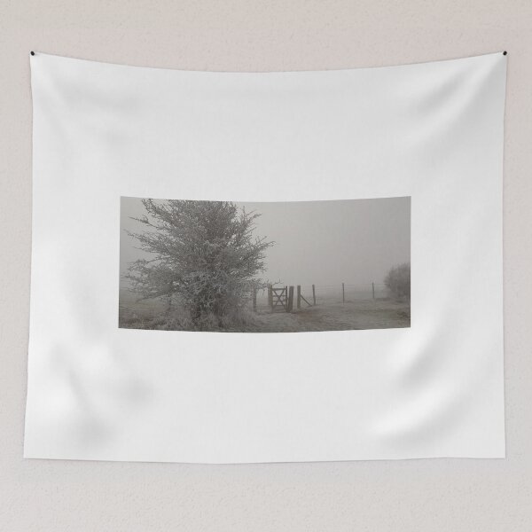 Item preview, Gate on the South Downs on a cold misty morning  designed and sold by Emma  Amies.