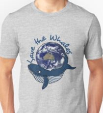save the whales - southern ocean Unisex T-Shirt