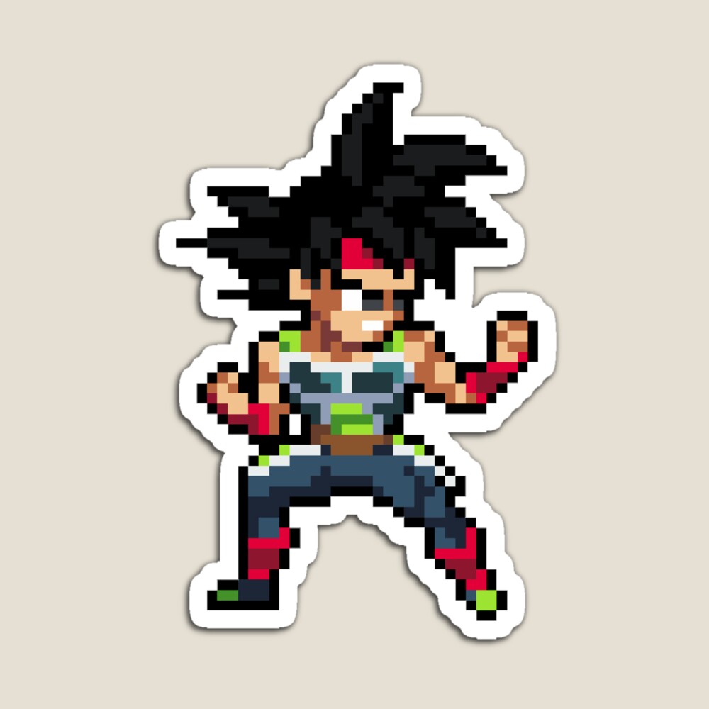 Broly Super Saiyan 5 HQ Pixel Edition Sticker for Sale by adventfan