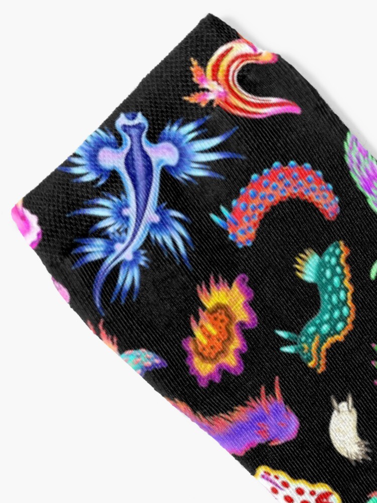 Rainbow Nudibranchs (Sea Slugs) Assortment Socks