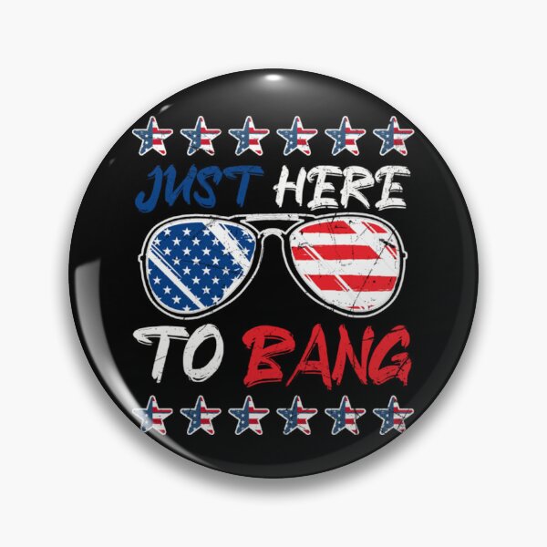Item preview, Sunglasses American Flag Just Here To Bang designed and sold by BufFord71.
