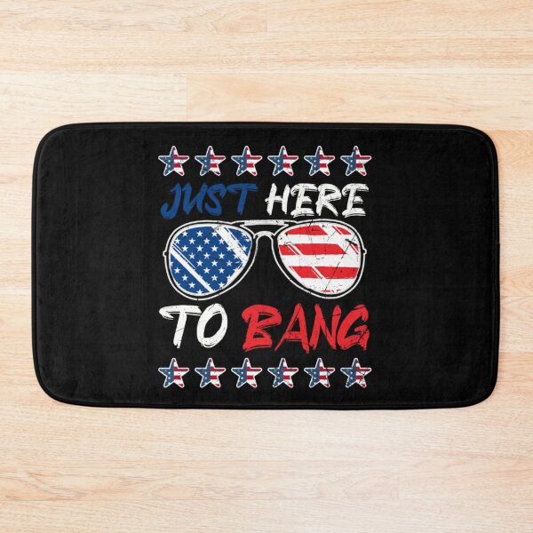 Item preview, Sunglasses American Flag Just Here To Bang designed and sold by BufFord71.