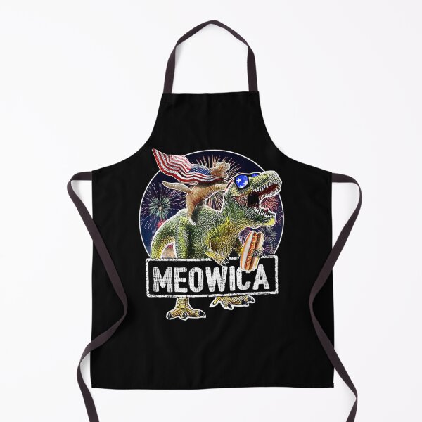 Item preview, Meowica American Flag Cat Dinosaur 4th of July designed and sold by BufFord71.