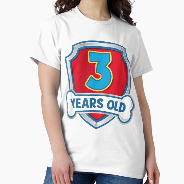 Item preview, Creative Nimble Enthusiasm Relief Cute Kids 3 Year Old 3Rd Birthday Paw Themed Party Boys Girls Teep designed and sold by LessardPlectile.