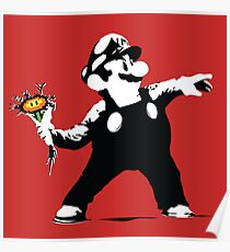 2 Bit Flower Thrower Poster