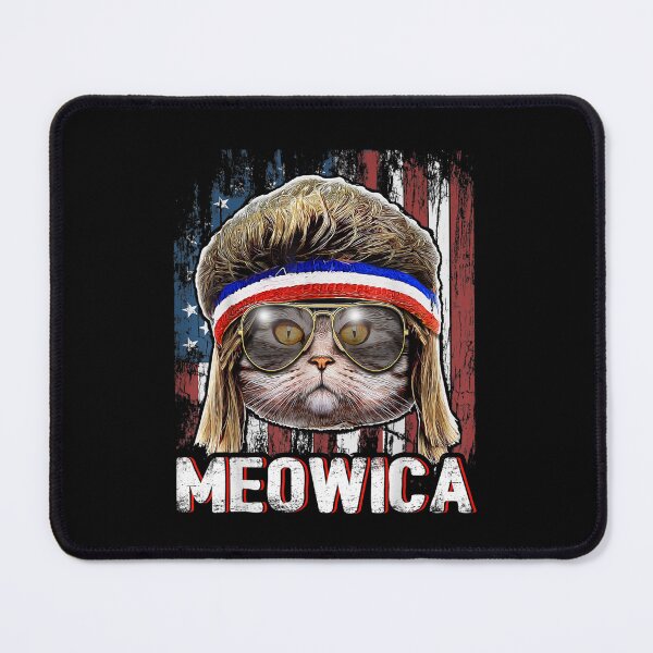 Item preview, Meowica Cat Mullet American Flag Patriotic 4th of July designed and sold by BufFord71.