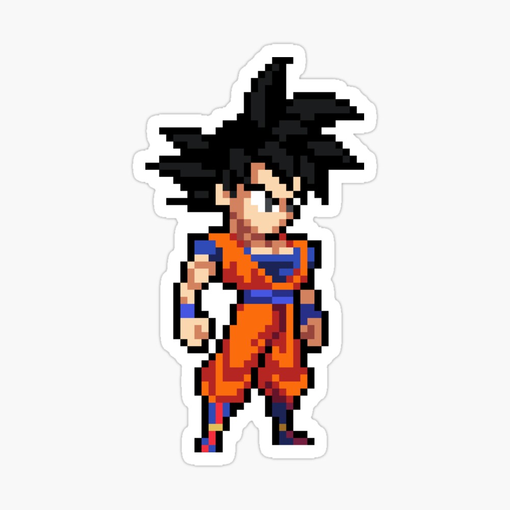 Goku Base Z HQ Pixel Edition | Sticker