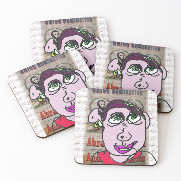 Item preview, Dama de ojos verdes y Abe Lincoln designed and sold by Stacey Lazarus.