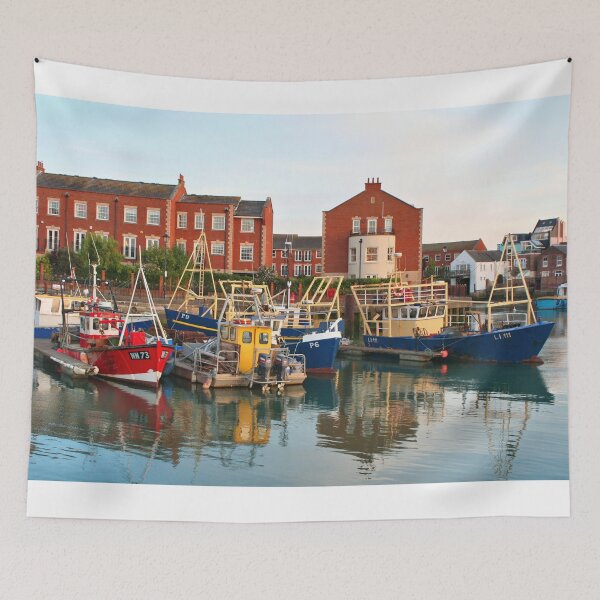 Item preview, Fishing boats, Portsmouth, England 2 designed and sold by FranWest.