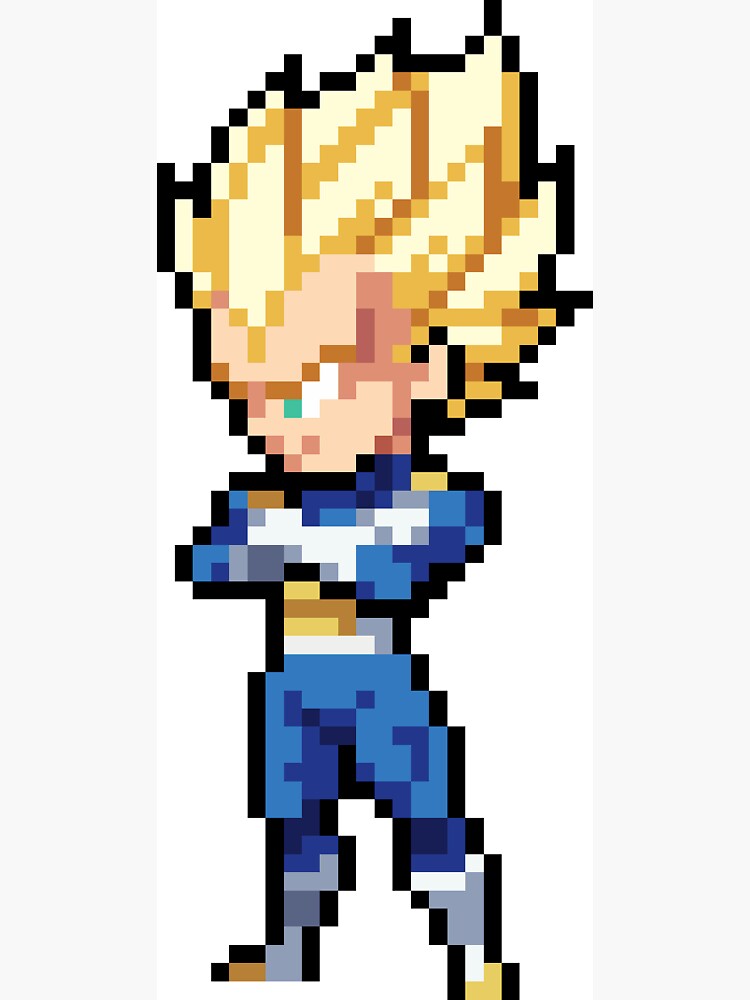 SSJ Vegeta Magnet for Sale by jixelpatterns