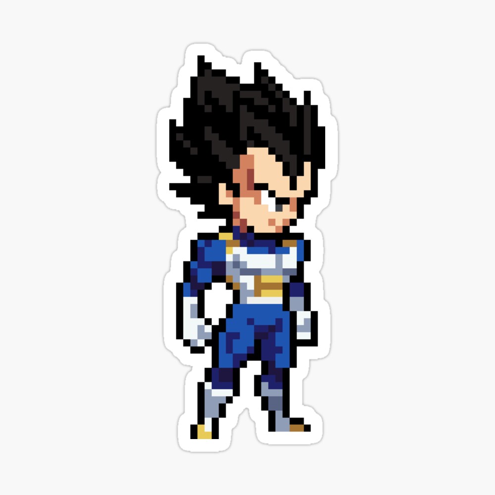 SSJ Vegeta Magnet for Sale by jixelpatterns