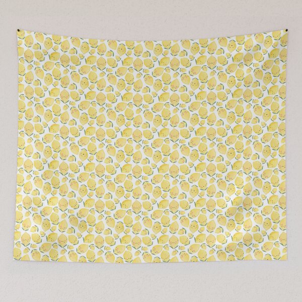 Aperçu de l'œuvre Happy kawaii lemons créée et vendue par ThePrintedTiger.