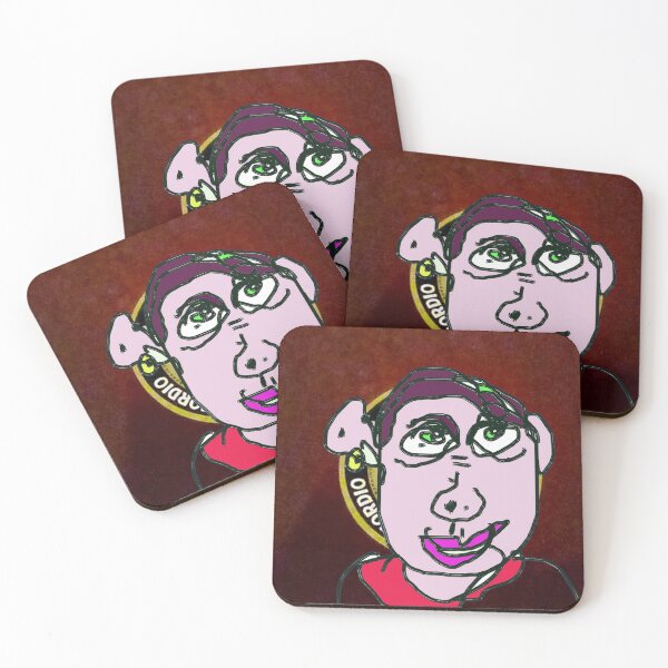 Item preview, Green eyed lady with colored shellac record designed and sold by Stacey Lazarus.