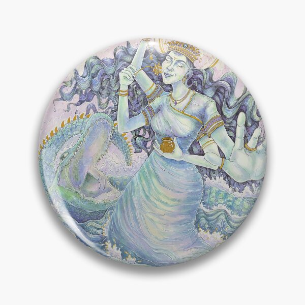 Item preview, Ganga of the Ganges, illustration, art print designed and sold by sarahgery.