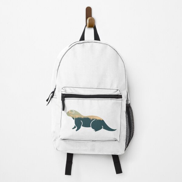 Item preview, Forest Trees Under Calm Sky Otter | Cute Otter designed and sold by BopleDesigns.