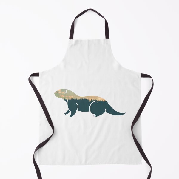 Item preview, Forest Trees Under Calm Sky Otter | Cute Otter designed and sold by BopleDesigns.