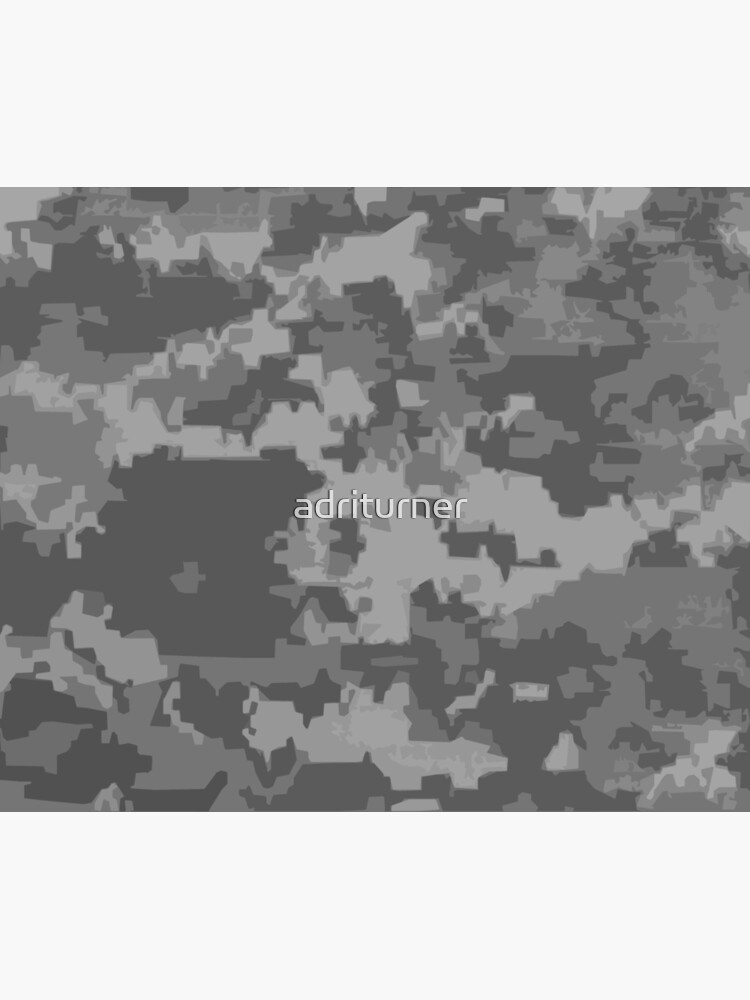 Gray Digi Camo Style Camouflage Pattern gray-camouflage-pattern-in-gray-shades-and-black-art-print-for-sale-by-shopiehome-redbubble