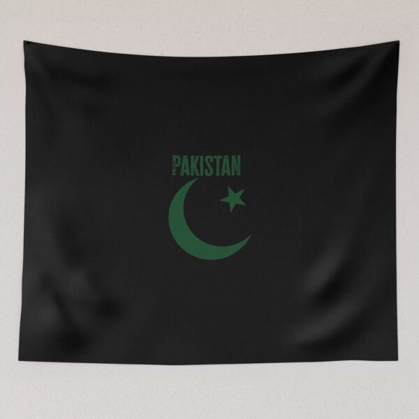 Item preview, Green Crescent Stars Pakistan Flag 14 August Retro Urdu DNA Long Sleeve T-Shirt designed and sold by AppenzellerBal.