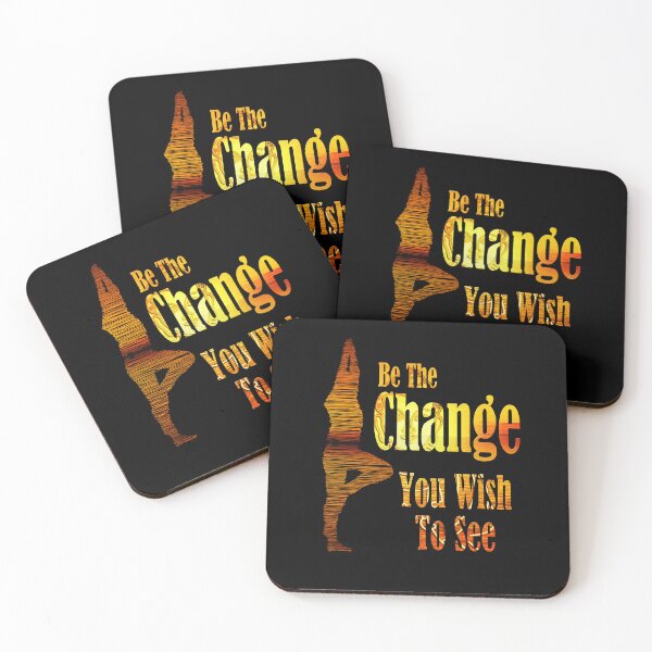 Item preview, Yoga Time - Be The Change You Wish To See designed and sold by aprajoos.
