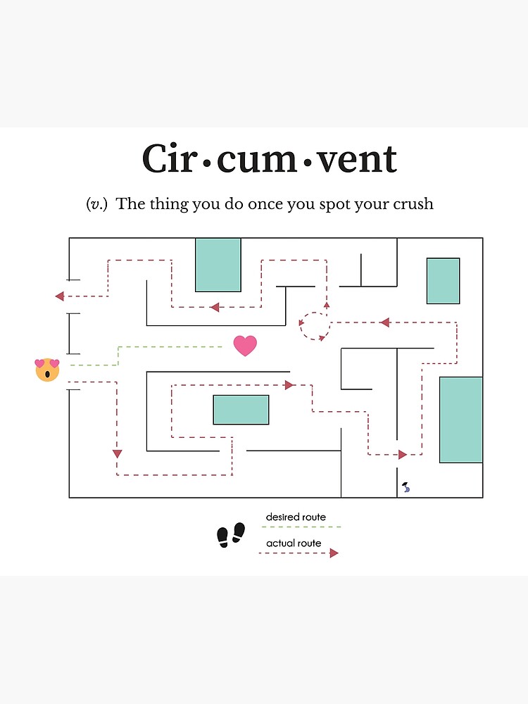 circumvent-your-crush-funny-definition-map-poster-for-sale-by